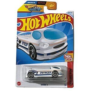 Hot Wheels Deora II Teku White Blue 2023 Then and Now Diecast Car